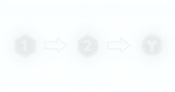 Illustration of partnership steps with arrows